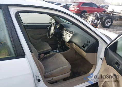 2003 Honda Civic Hybrid from USA, damaged, VIN JHMES96643S025328